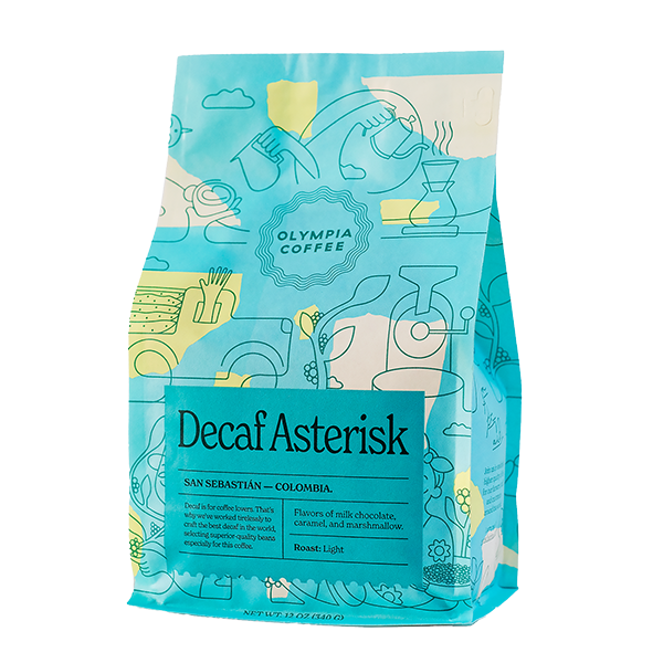 Decaf Asterisk 12 oz - Coffee Selection for Home Coffee Enthusiasts