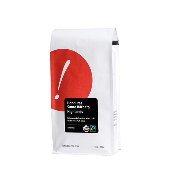 Honduras Santa Barbara Highlands Dark Org FT 12 oz - Coffee Selection for Home Coffee Enthusiasts