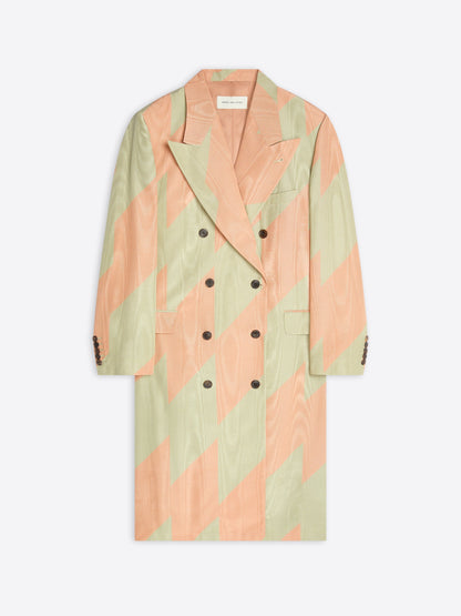 Oversized Moirﾨﾦ Coat