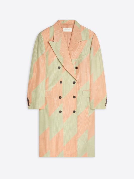 Oversized Moirﾨﾦ Coat