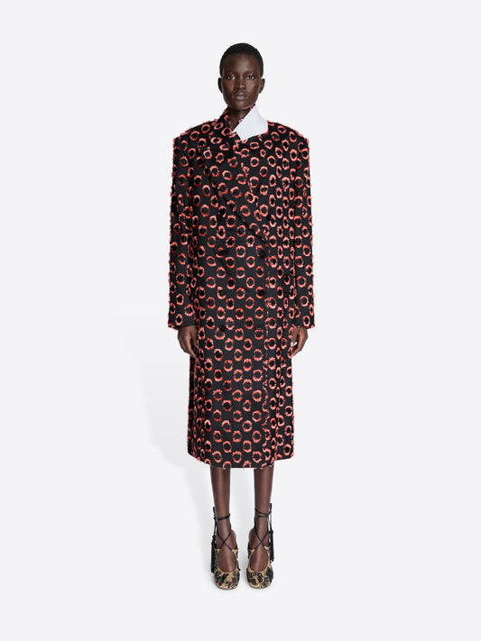 Oversized Fil Coupﾨﾦ Coat