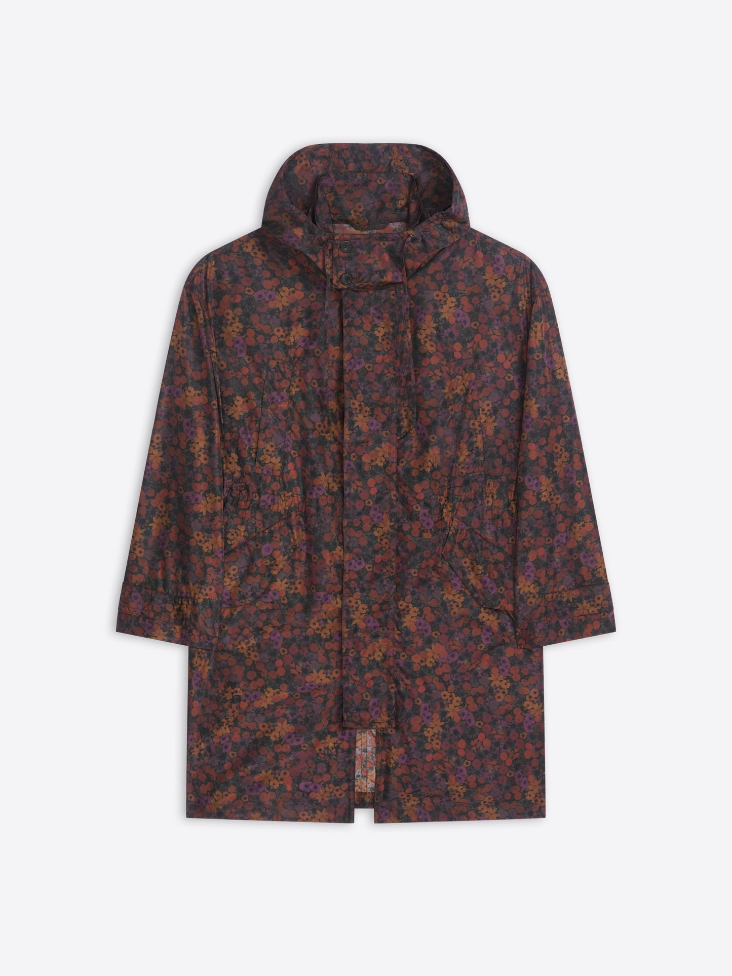 Oversized Printed Parka