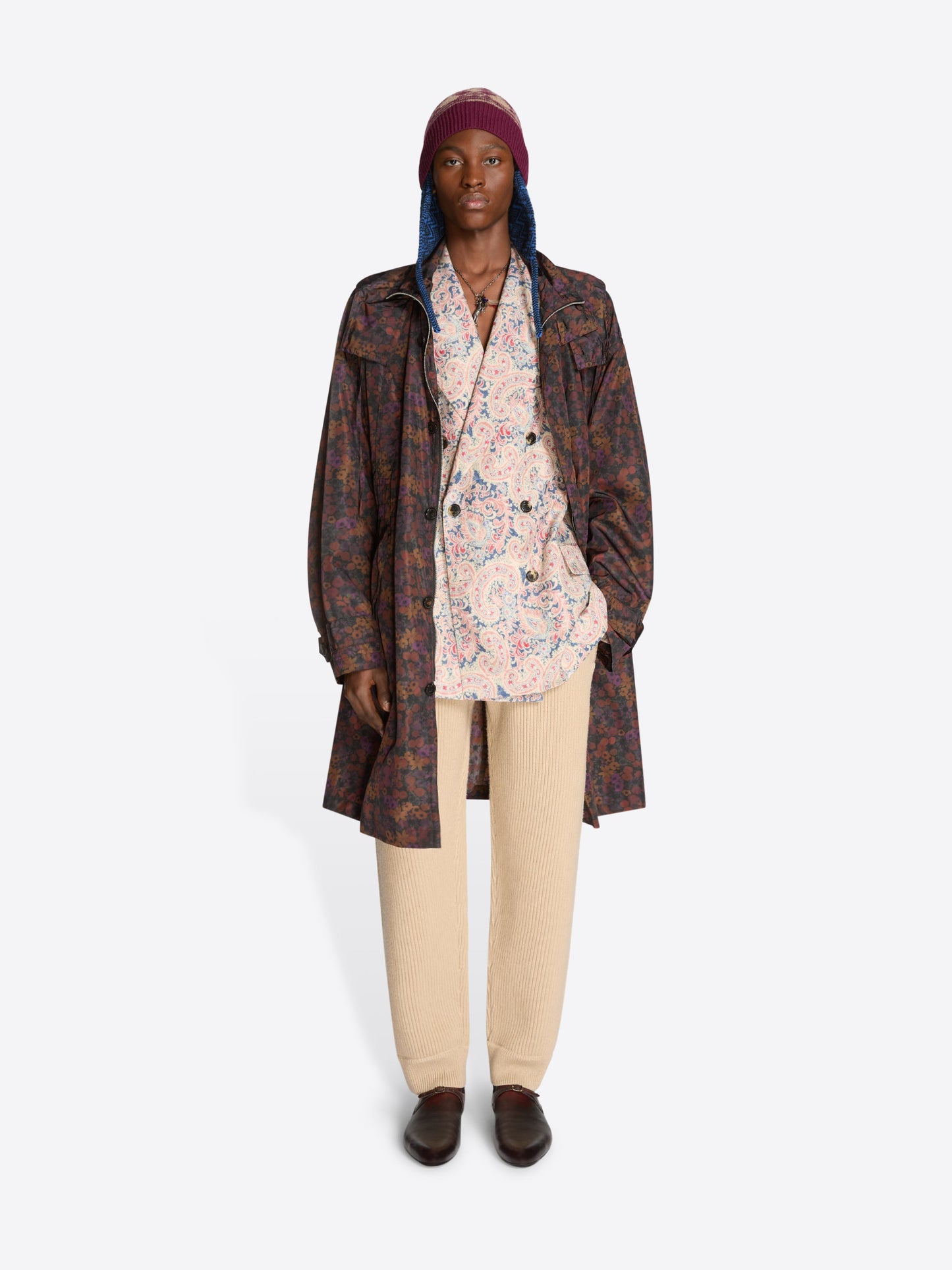 Oversized Printed Parka