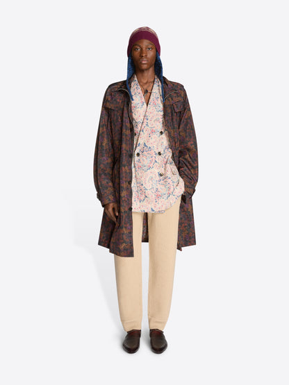 Oversized Printed Parka