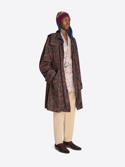Oversized Printed Parka
