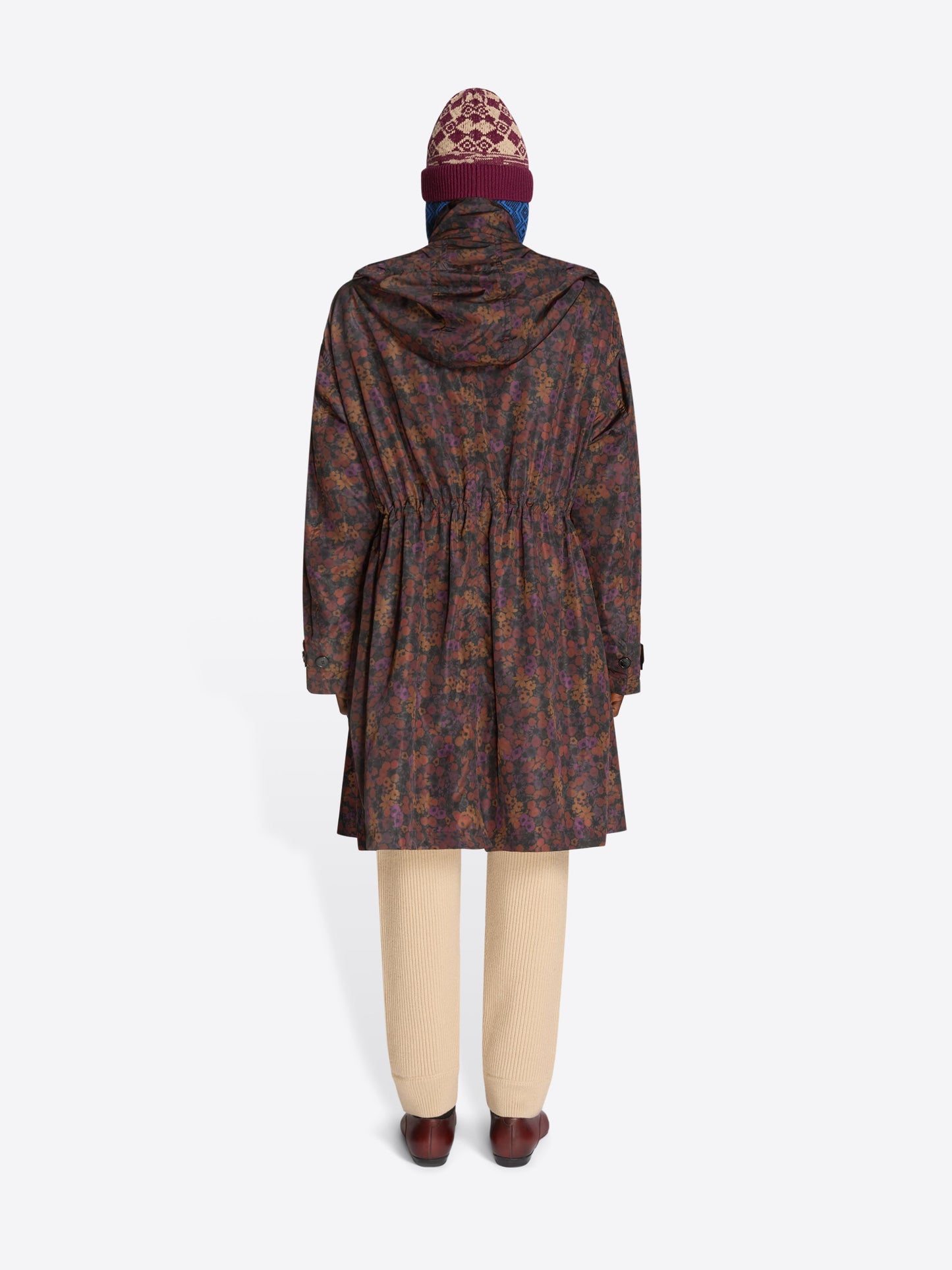 Oversized Printed Parka