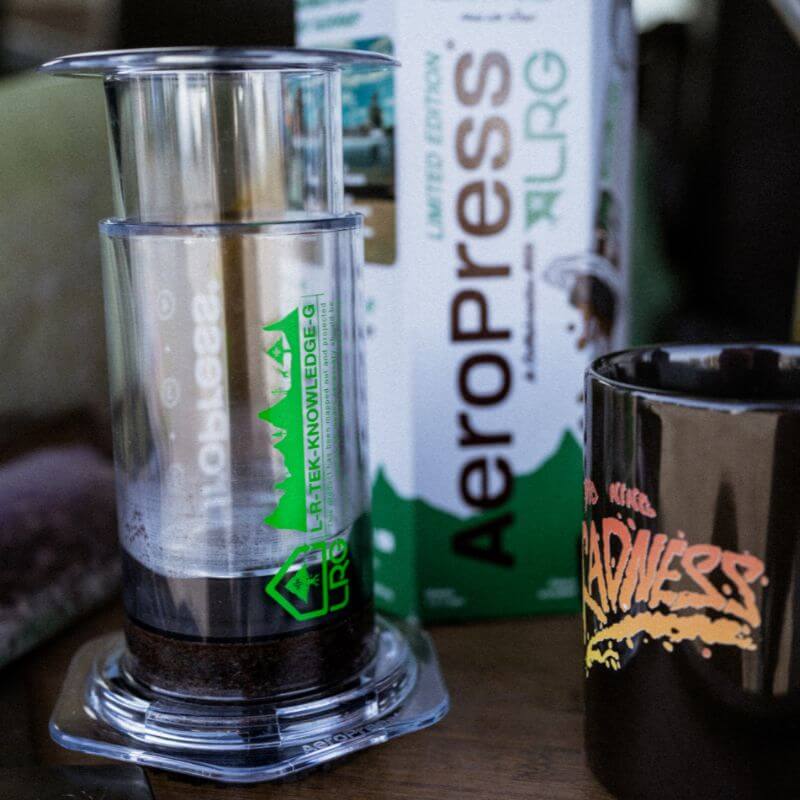 AeroPress Clear Coffee Press - LRG - Manual Coffee Press for Daily Use
