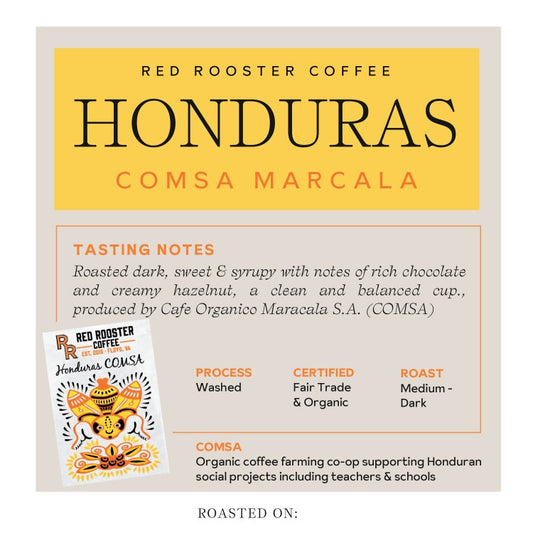 Honduras COMSA Marcala - Coffee Selection for Home Coffee Enthusiasts