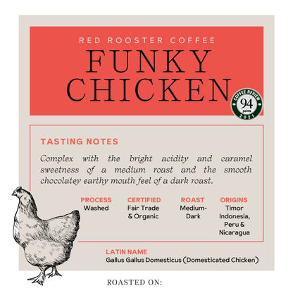 Organic Funky Chicken - Coffee Selection for Home Coffee Enthusiasts