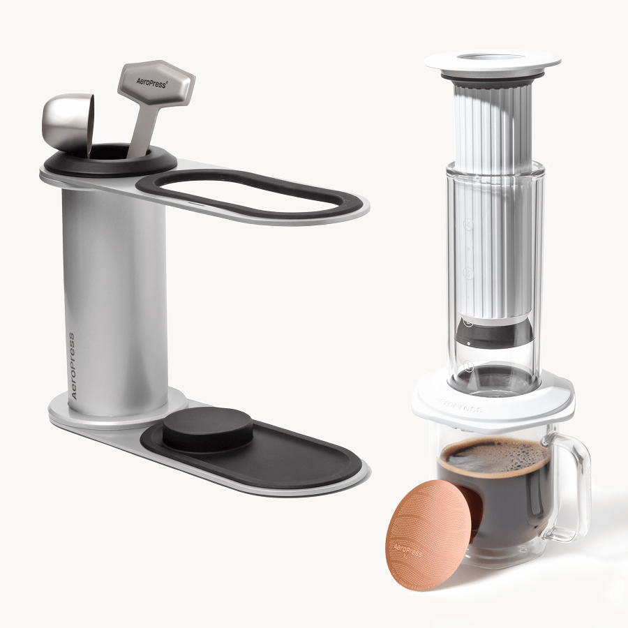 AeroPress Premium 20th Anniversary Bundle - Coffee Preparation Set for Home Use