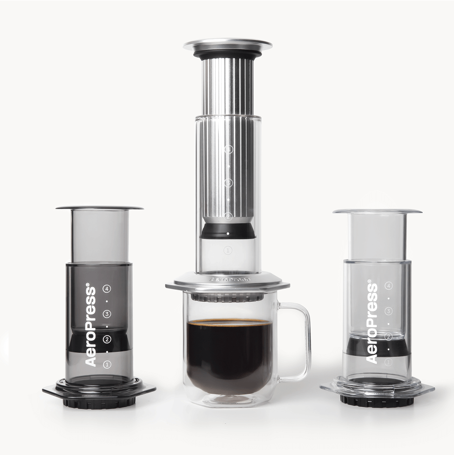 AeroPress Double Wall Glass Coffee Mug - 2 Pack - Coffee Serving Essential for Everyday Routines