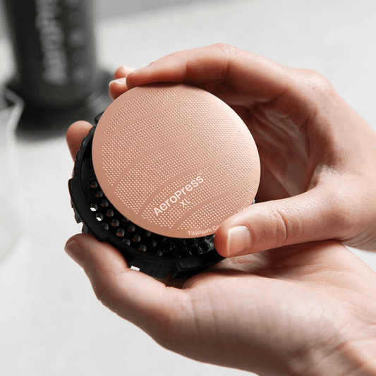 AeroPress Gold Tone Filter - XL - Coffee Filtration Accessory for Daily Use