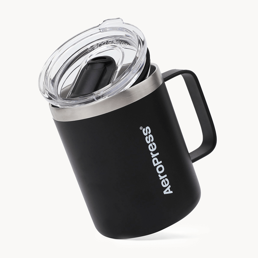 AeroPress Travel Coffee Mug - Stainless Steel - Coffee Serving Essential for Everyday Routines