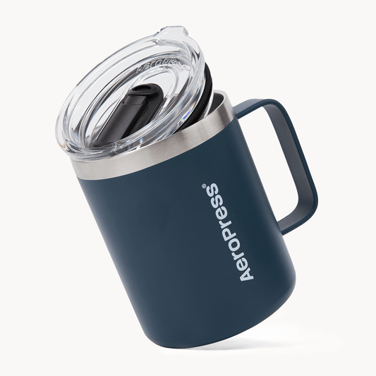 AeroPress Travel Coffee Mug - Stainless Steel - Coffee Serving Essential for Everyday Routines