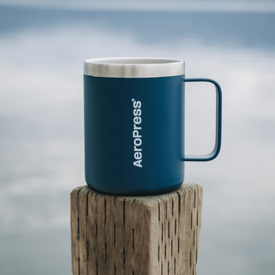 AeroPress Travel Coffee Mug - Stainless Steel - Coffee Serving Essential for Everyday Routines