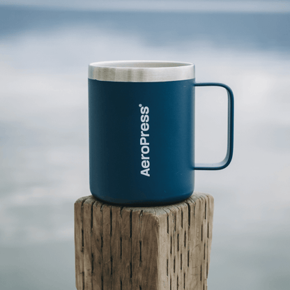 AeroPress Travel Coffee Mug - Stainless Steel - Coffee Serving Essential for Everyday Routines