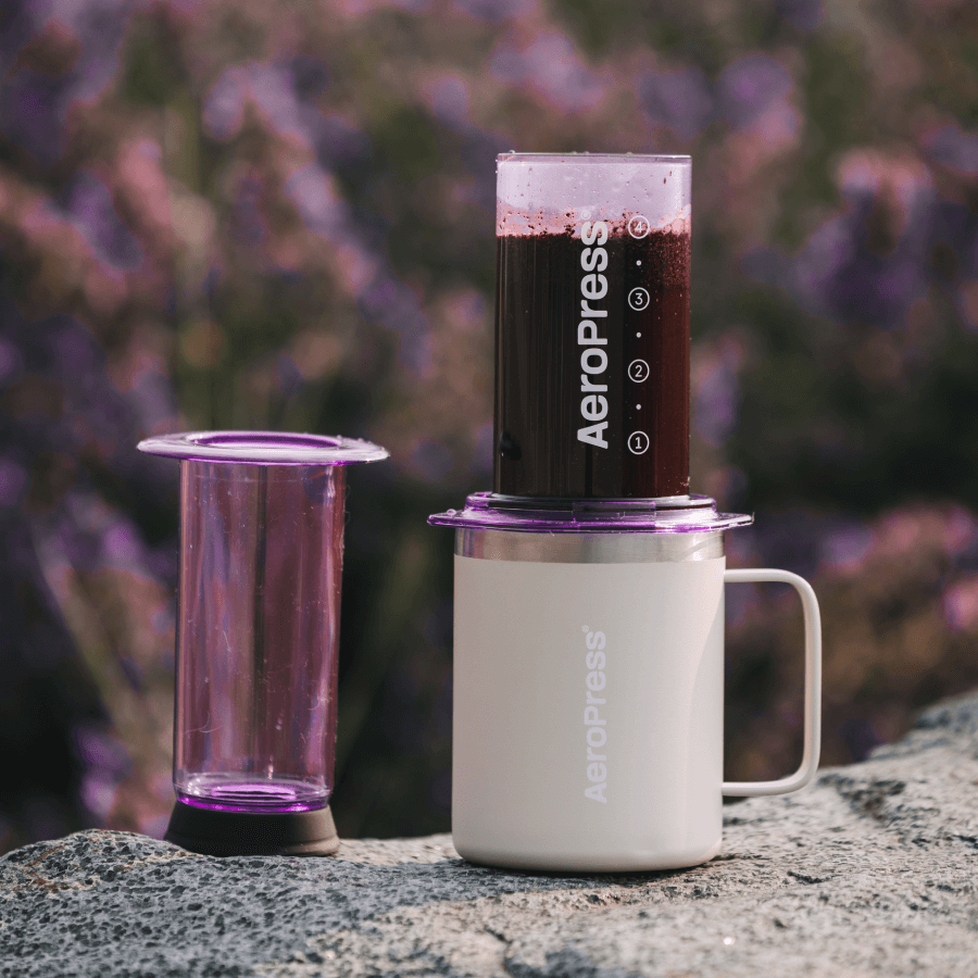 AeroPress Travel Coffee Mug - Stainless Steel - Coffee Serving Essential for Everyday Routines