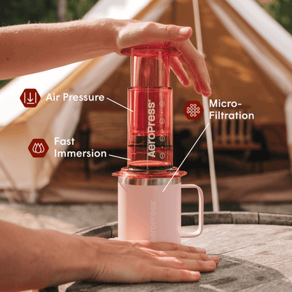 Traveler’s Bundle - Clear - Coffee Preparation Set for Home Use