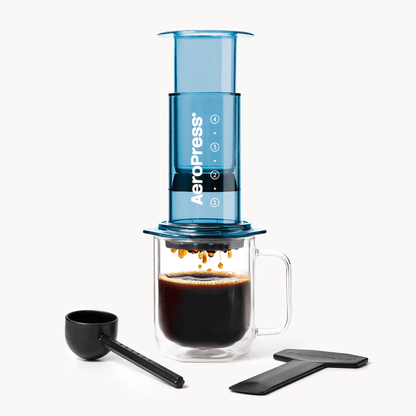 AeroPress Coffee Maker - Clear & Colors - Manual Coffee Press for Daily Use