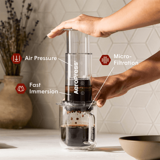 Coffee Station Bundle - Clear - Coffee Preparation Set for Home Use