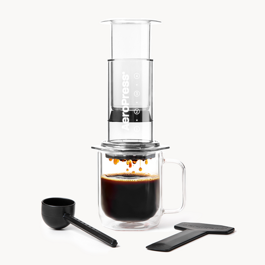 AeroPress Coffee Maker - Clear & Colors - Manual Coffee Press for Daily Use