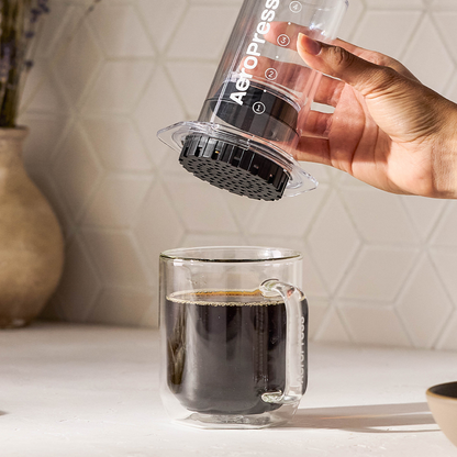 AeroPress Coffee Maker - Clear & Colors - Manual Coffee Press for Daily Use