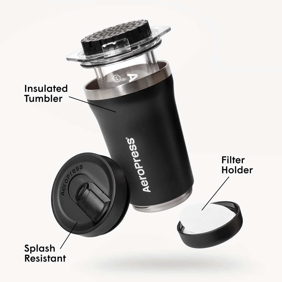 AeroPress Coffee Maker - Go Plus - Manual Coffee Press for Daily Use