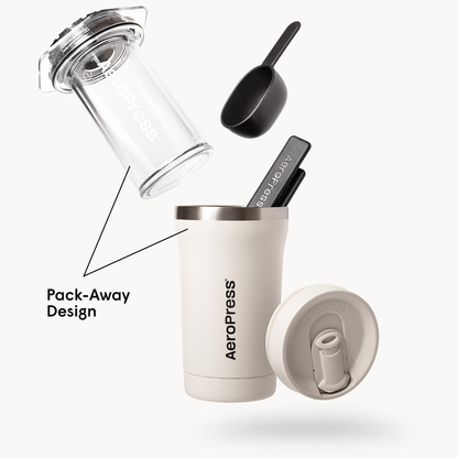 AeroPress Coffee Maker - Go Plus - Manual Coffee Press for Daily Use