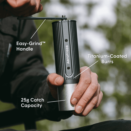 AeroPress Manual Coffee Grinder - Handheld Grinder for Flexible Coffee Preparation