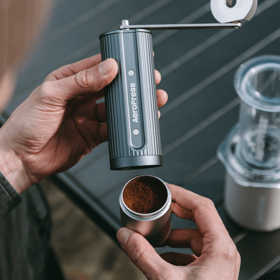 AeroPress Manual Coffee Grinder - Handheld Grinder for Flexible Coffee Preparation