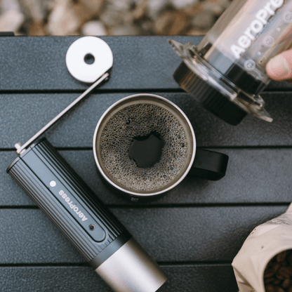 AeroPress Manual Coffee Grinder - Handheld Grinder for Flexible Coffee Preparation