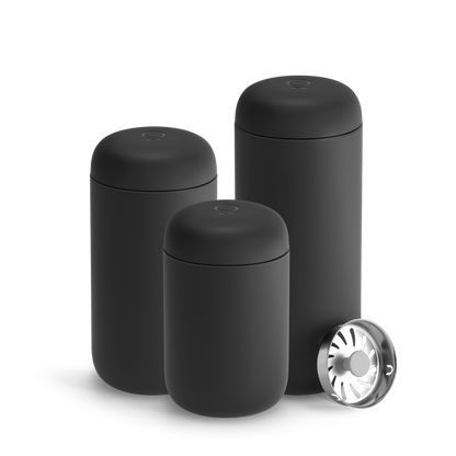 Fellow Carter Move Mug + Splash Guard - Coffee Serving Essential for Everyday Routines
