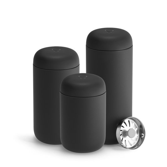 Fellow Carter Move Mug + Splash Guard - Coffee Serving Essential for Everyday Routines