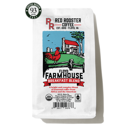 Organic Floyd Farmhouse Breakfast Blend - Coffee Selection for Home Coffee Enthusiasts