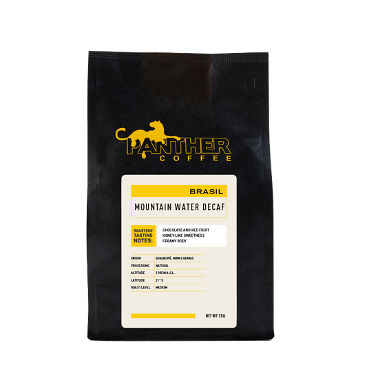 Decaf Mountain Water Brazil 12 oz - Coffee Selection for Home Coffee Enthusiasts