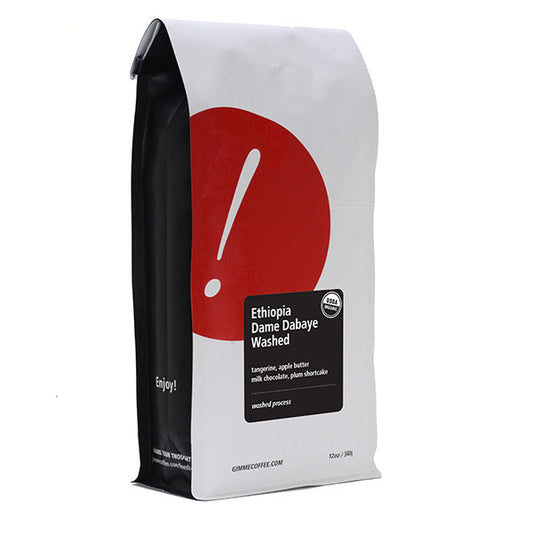 Ethiopia Dame Dabaye Washed (Organic) 12 oz - Coffee Selection for Home Coffee Enthusiasts
