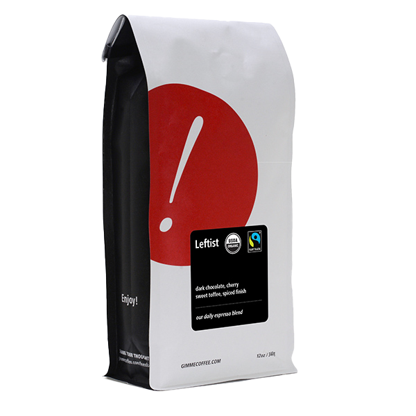 Leftist (Fairtrade Organic) 12 oz - Coffee Selection for Home Coffee Enthusiasts