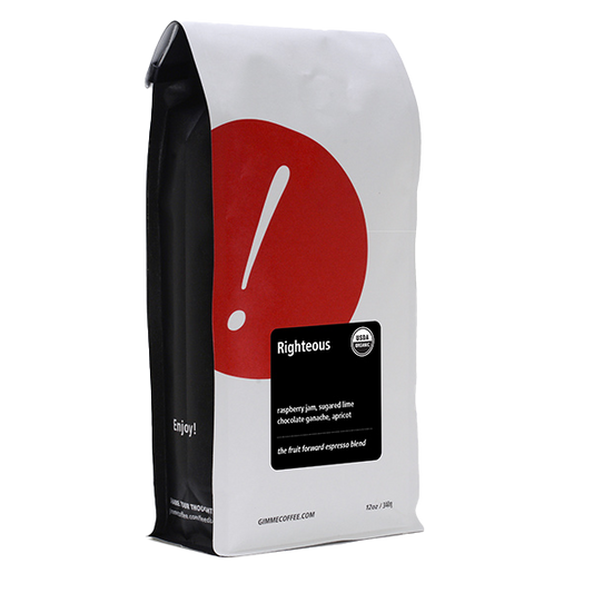 Righteous (Organic) 12 oz - Coffee Selection for Home Coffee Enthusiasts