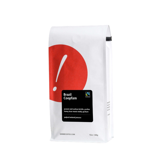 Brazil Coopfam Certified Fairtrade 12 oz - Coffee Selection for Home Coffee Enthusiasts
