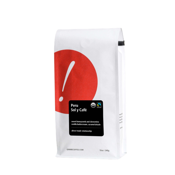 Peru Sol Y Cafe Fairtrade Organic 12 oz - Coffee Selection for Home Coffee Enthusiasts