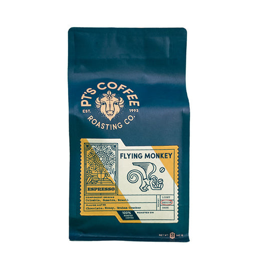 Flying Monkey Espresso 12 oz - Manual Coffee Press for Daily Use