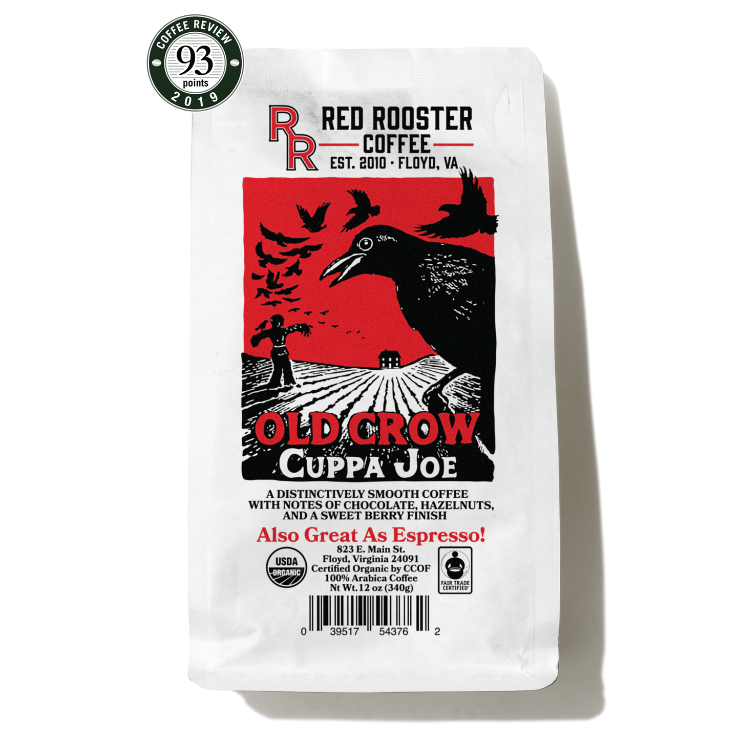 Organic Old Crow Cuppa Joe - Coffee Selection for Home Coffee Enthusiasts