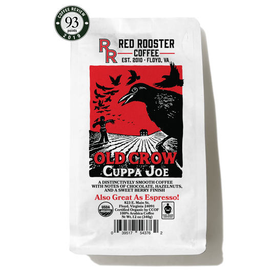 Organic Old Crow Cuppa Joe - Coffee Selection for Home Coffee Enthusiasts