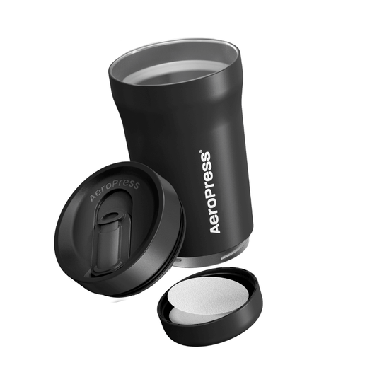 AeroPress Travel Coffee Tumbler - Stainless Steel - Coffee Serving Essential for Everyday Routines