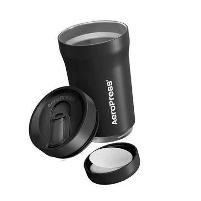 AeroPress Travel Coffee Tumbler - Stainless Steel - Coffee Serving Essential for Everyday Routines