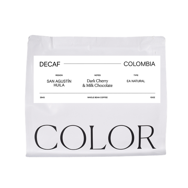 Decaf Colombia San Agustin 10 oz - Coffee Selection for Home Coffee Enthusiasts