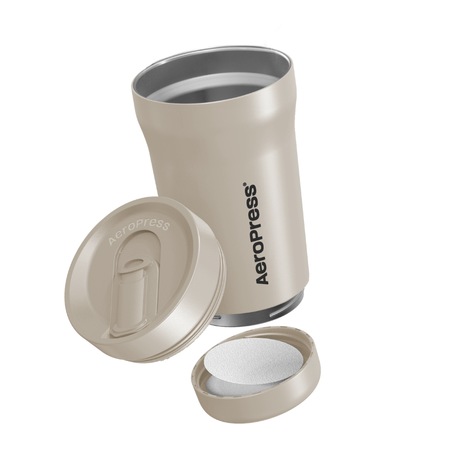 AeroPress Travel Coffee Tumbler - Stainless Steel - Coffee Serving Essential for Everyday Routines
