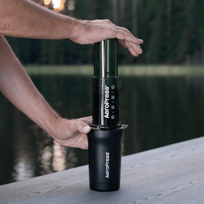 AeroPress Travel Coffee Tumbler - Stainless Steel - Coffee Serving Essential for Everyday Routines