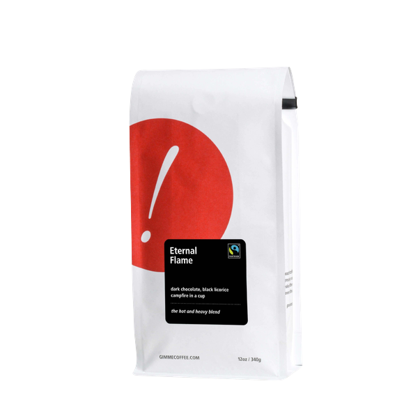 Eternal Flame Fairtrade Dark Roast 12 oz - Coffee Selection for Home Coffee Enthusiasts