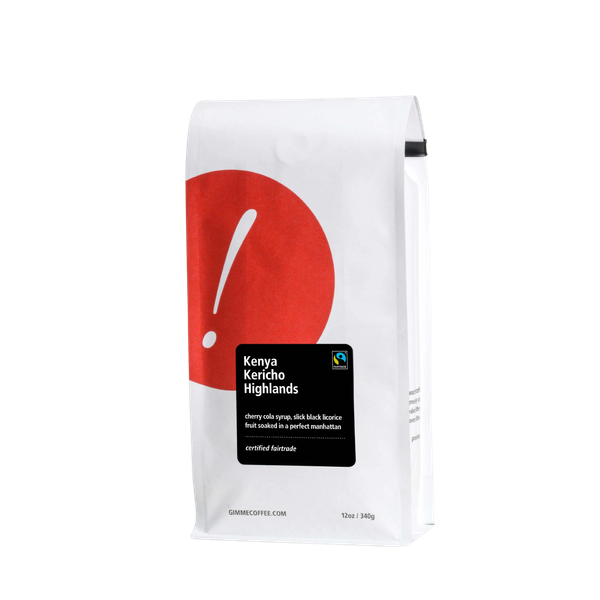 Kenya Kericho Highlands Fairtrade Dark Roast 12 oz - Coffee Selection for Home Coffee Enthusiasts